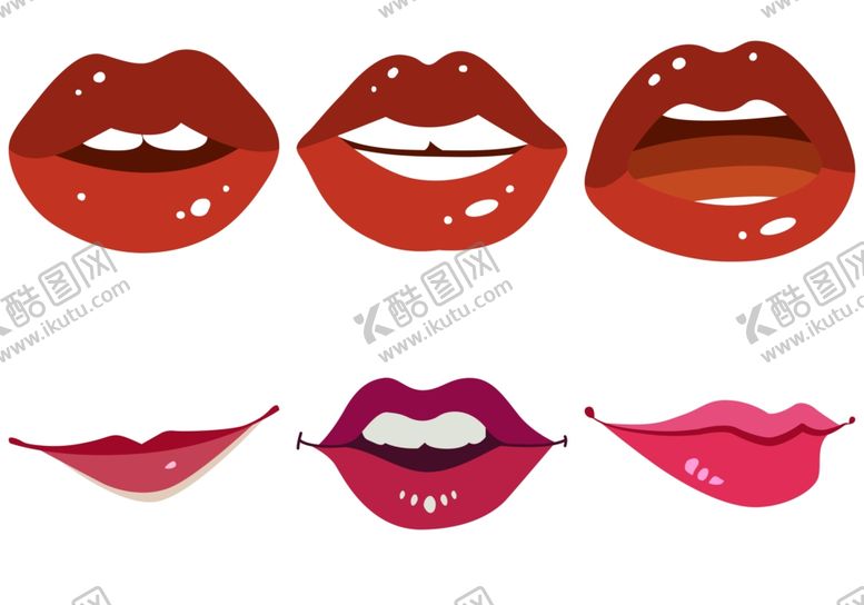 编号：49714510081847296582【酷图网】源文件下载-卡通嘴唇