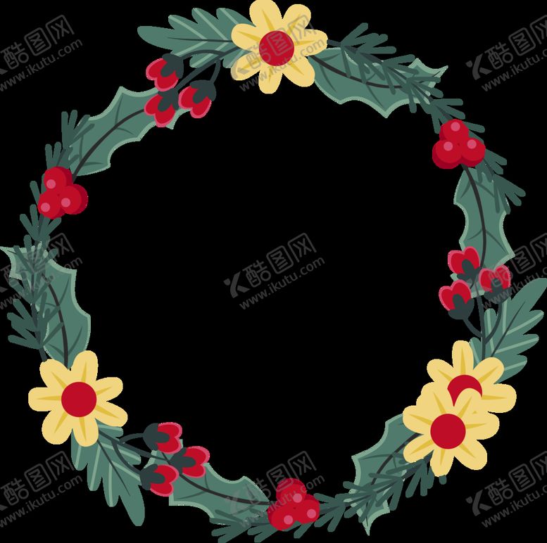 编号：77984710170324244365【酷图网】源文件下载-植物花环