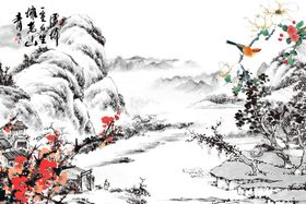 山水花鸟