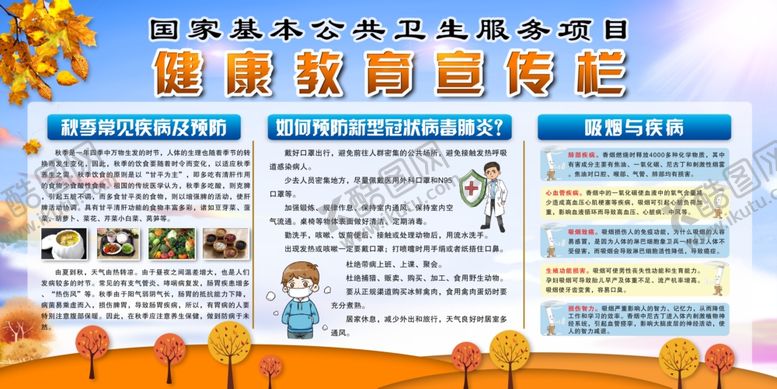 编号：16366409210951282326【酷图网】源文件下载-健康教育宣传栏
