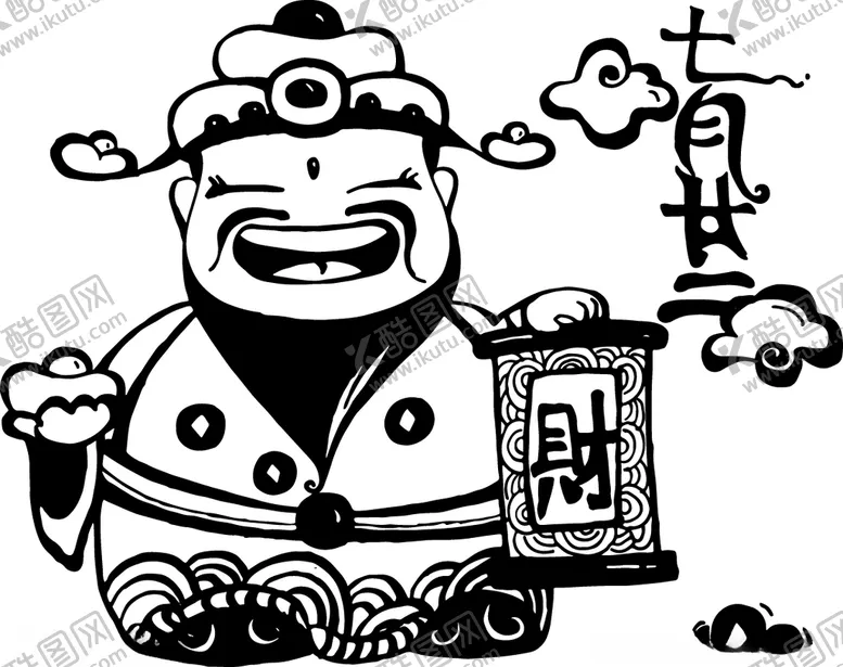 编号：82204804200511209358【酷图网】源文件下载-财神