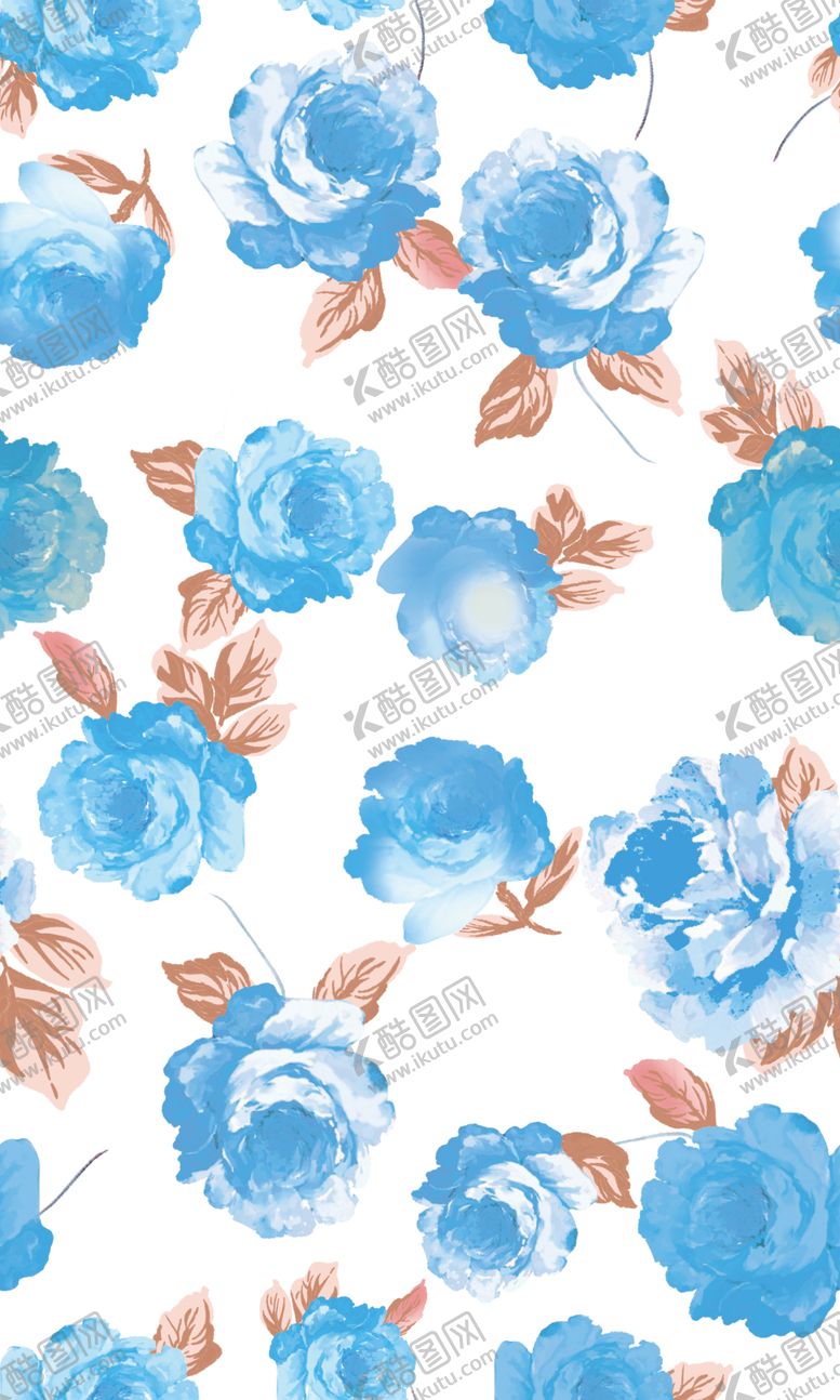 编号：88891410071223315779【酷图网】源文件下载-蓝色花