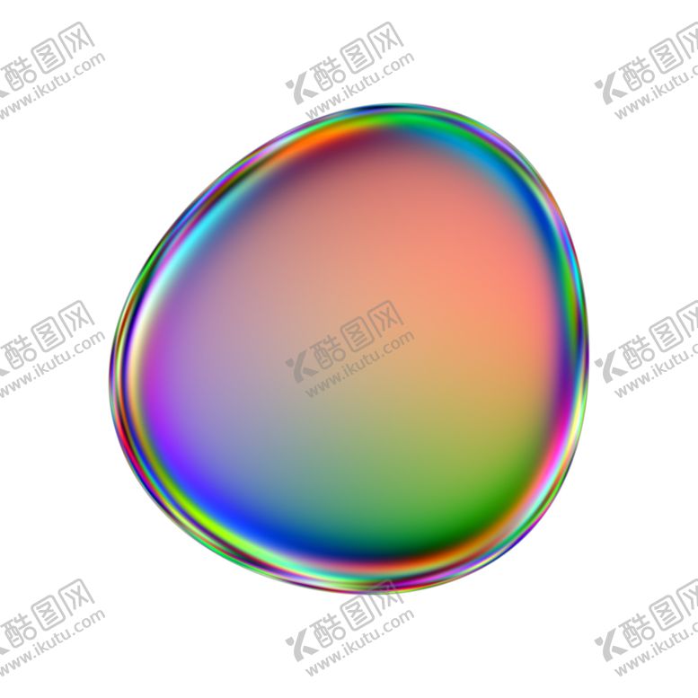 编号：35897902151420127177【酷图网】源文件下载-彩虹渐变气泡