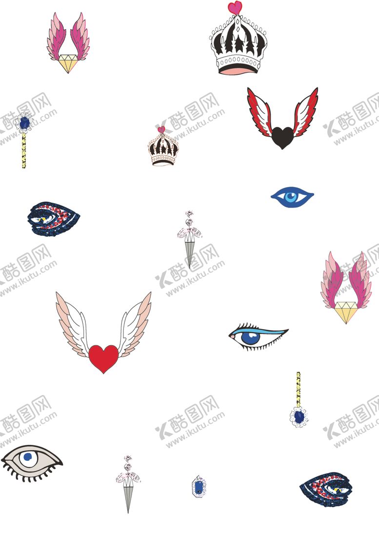 编号：96726609241750257414【酷图网】源文件下载-手绘图案