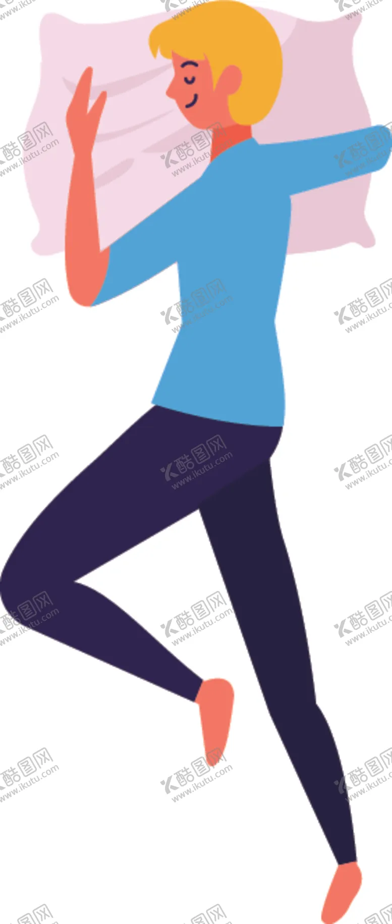 编号：14293404170927445894【酷图网】源文件下载-睡觉姿势