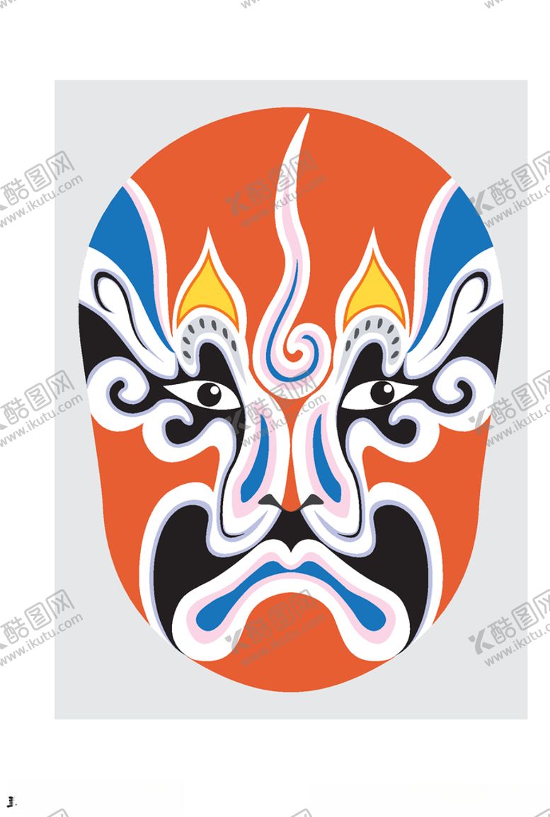 编号：68215009091608572934【酷图网】源文件下载-中国风传统京剧脸谱