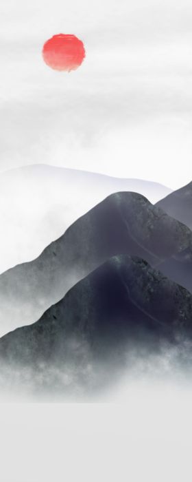 玄关水墨装饰画