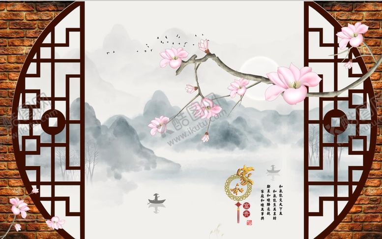 编号：98364509131021201625【酷图网】源文件下载-山水画 