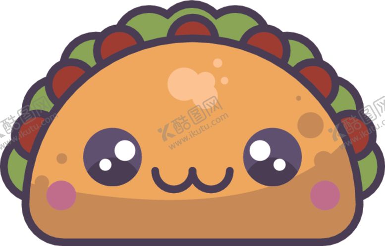 编号：78930410272242334613【酷图网】源文件下载-卡哇伊美食