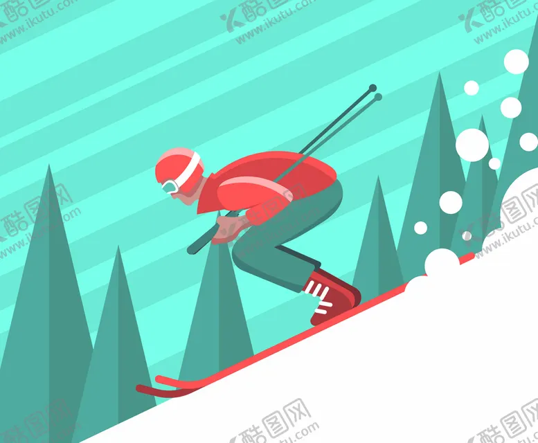 编号：57826109160403183468【酷图网】源文件下载-滑雪人物