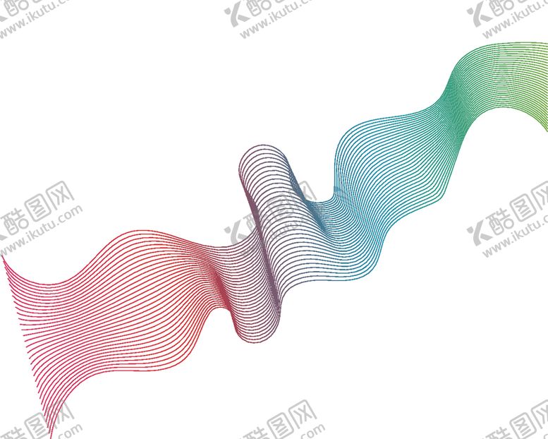 编号：43226509101941468120【酷图网】源文件下载-多彩渐变线条