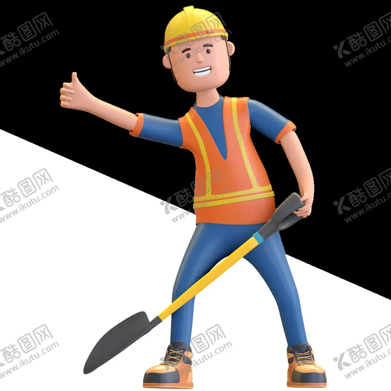 编号：21347609160154099651【酷图网】源文件下载-卡通工人