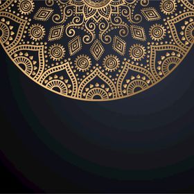 金色古典花纹