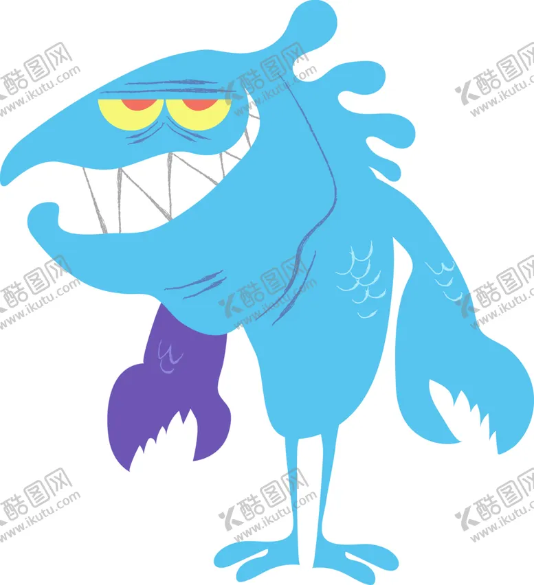 编号：91948802152247306267【酷图网】源文件下载-卡通怪物角色