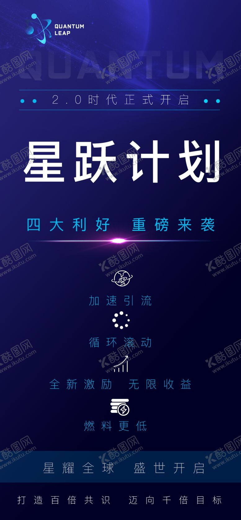 编号：75916707132024037639【酷图网】源文件下载-蓝色渐变区块链活动海报