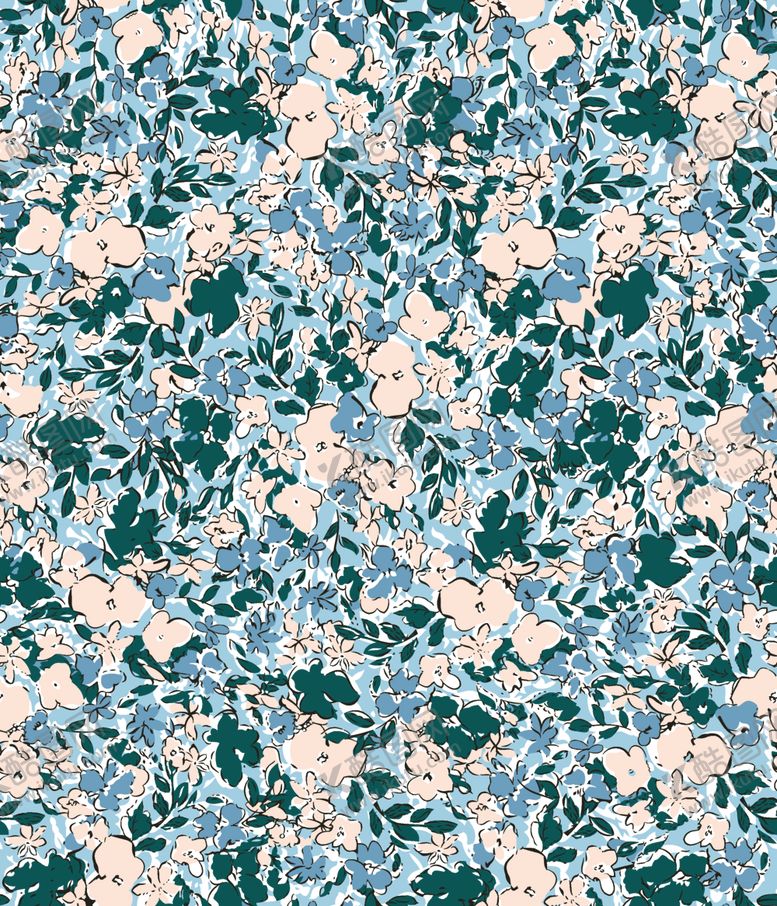 编号：62330010070518367711【酷图网】源文件下载-热带花数码印花手绘花热带