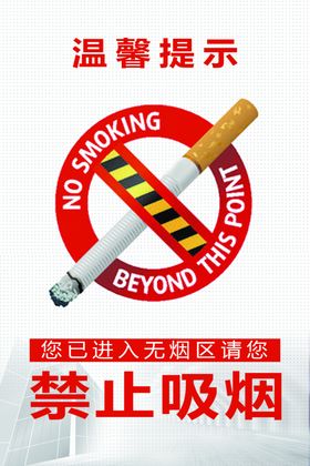禁止吸烟立牌
