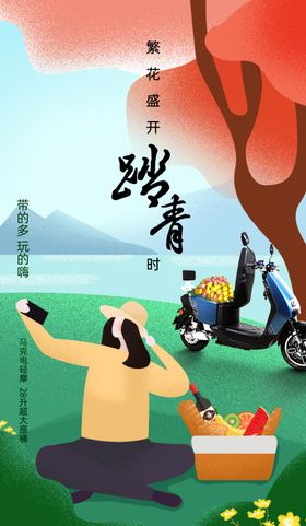 正是踏青时海报