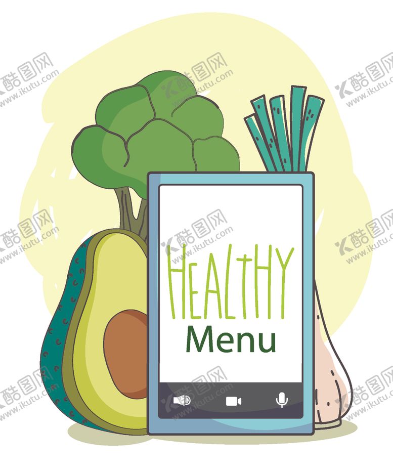 编号：35477009270151277202【酷图网】源文件下载-营养师与蔬果