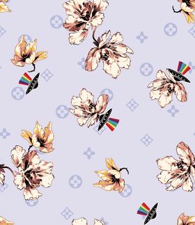 设计大牌图案字母抽象