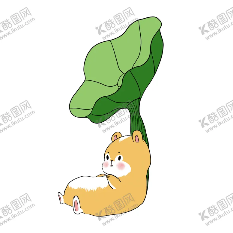 编号：65320302072102482945【酷图网】源文件下载-夏季立夏乘凉动物