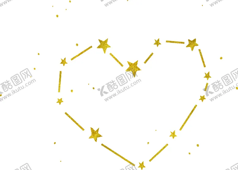编号：96270406272000132958【酷图网】源文件下载-金色星形