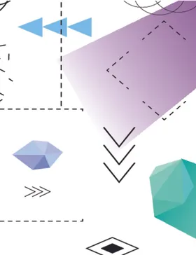 小清新创意拼接图案