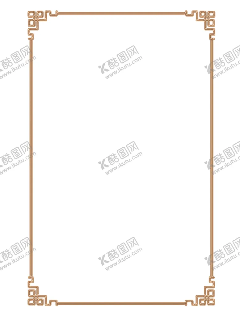 编号：38546109151055129570【酷图网】源文件下载-中式简约边框窗花卷轴