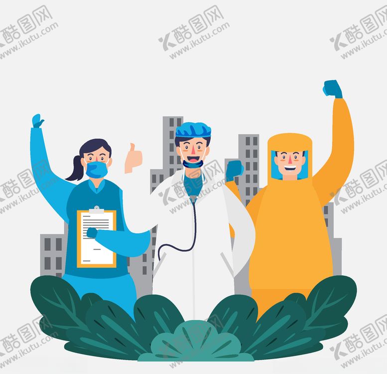 编号：59291004190409527349【酷图网】源文件下载-医护人员