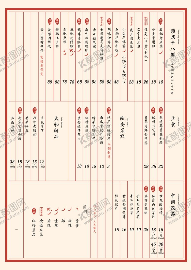 编号：48925304302347416684【酷图网】源文件下载-菜单