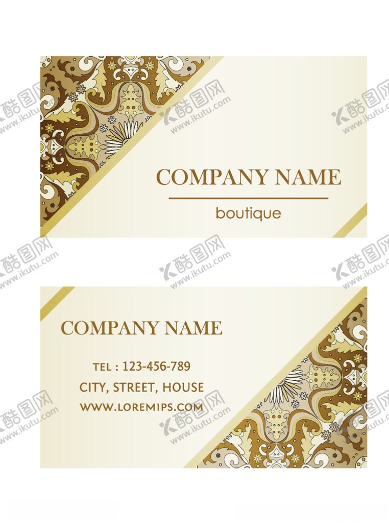 编号：48584710310822532707【酷图网】源文件下载-名片模板