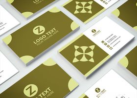 矢量名片模板公司个性酒店经理
