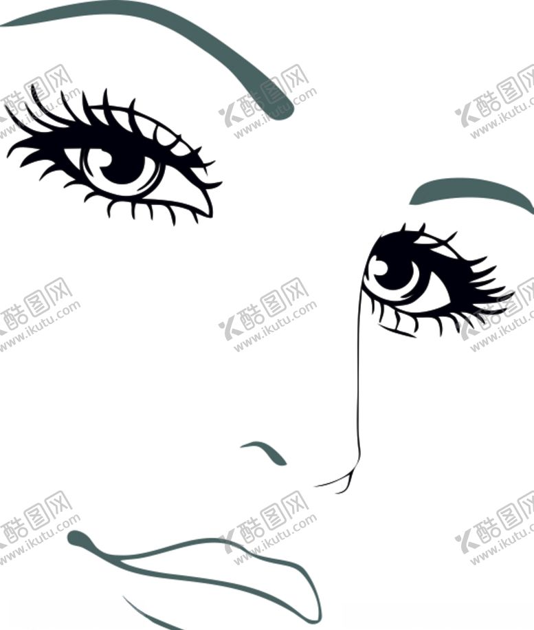 编号：74142010061727138780【酷图网】源文件下载-手绘人脸