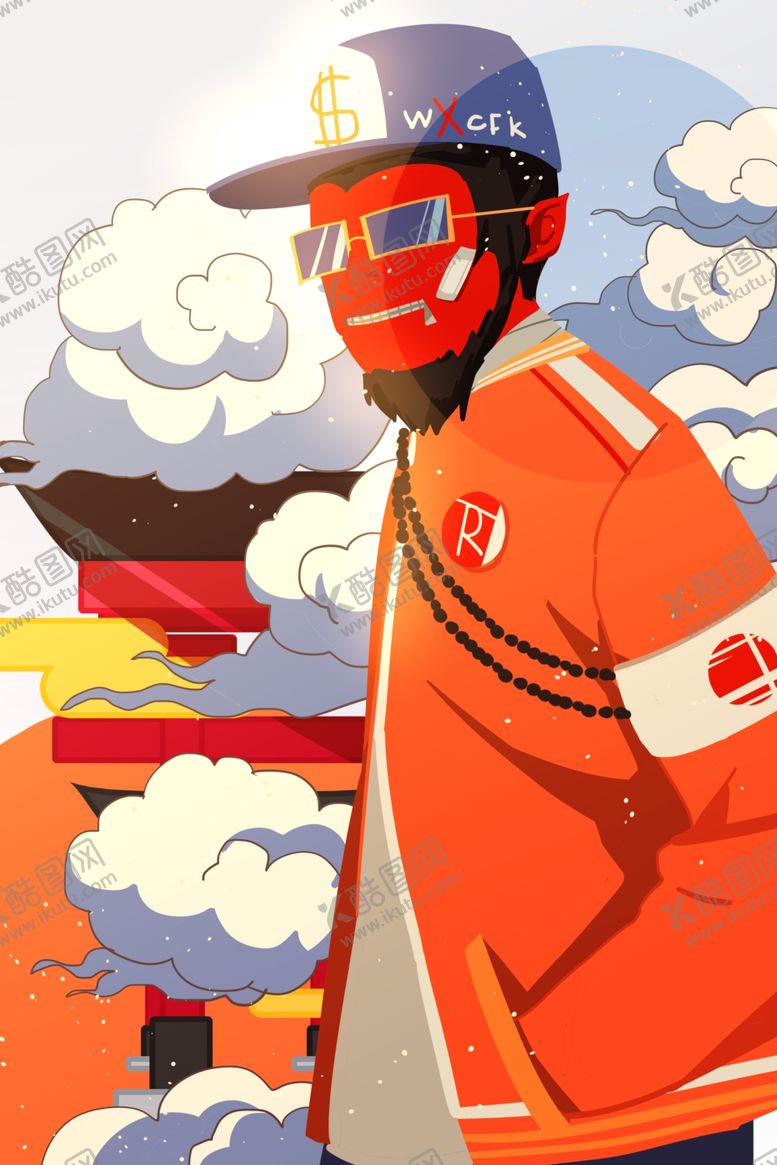 编号：87851809290442312298【酷图网】源文件下载-抽象插画