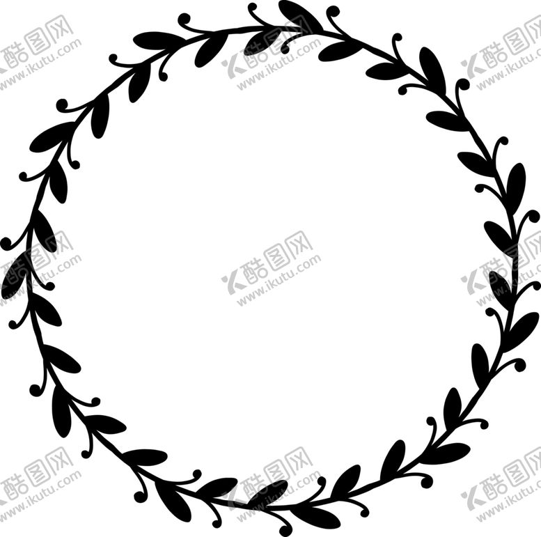 编号：16265305081537415501【酷图网】源文件下载-圆形花环