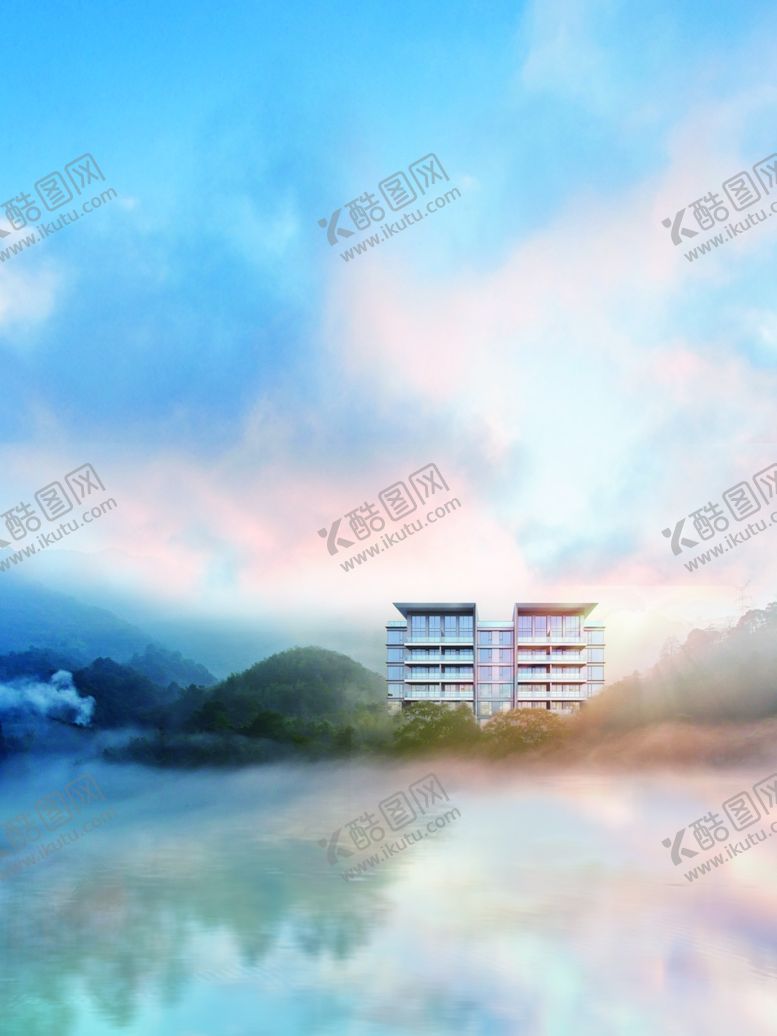 编号：71521806250358417677【酷图网】源文件下载-地产电梯桁架刷屏背景
