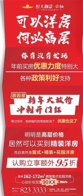 地产朋友圈微信创意系列海报