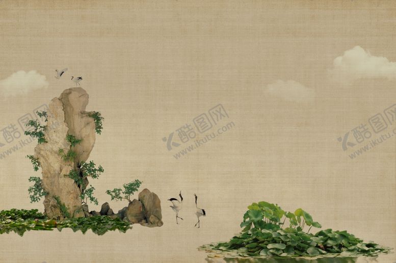 编号：86386207080447057037【酷图网】源文件下载-白鹤图