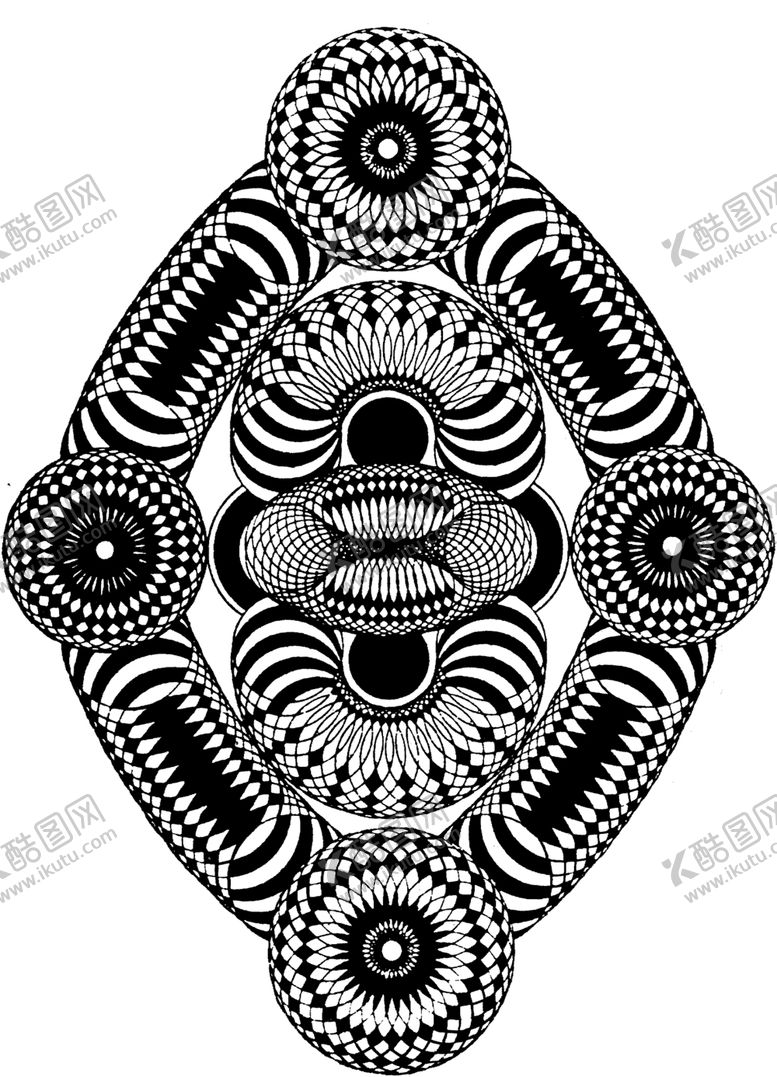 编号：44052509240248213371【酷图网】源文件下载-镂空花图案