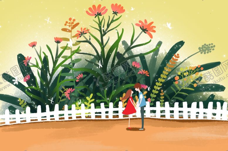 编号：37450911010626007333【酷图网】源文件下载-情人节插画