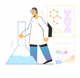 卡通系列插画图片房屋办公电脑精美科技