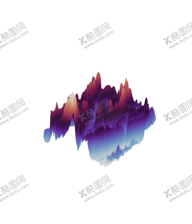 编号：77567705081220185198【酷图网】源文件下载-抽象山峰