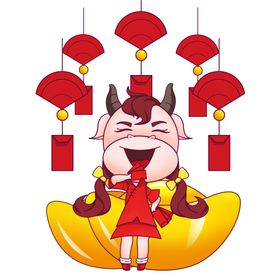 卡通牛形象