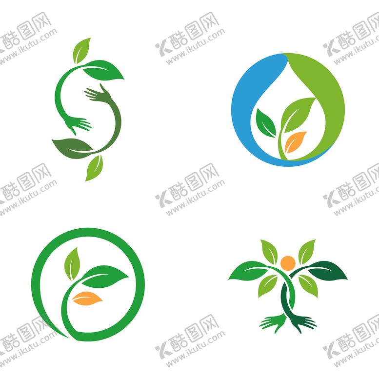 编号：24539004181210128502【酷图网】源文件下载-绿色植物图标