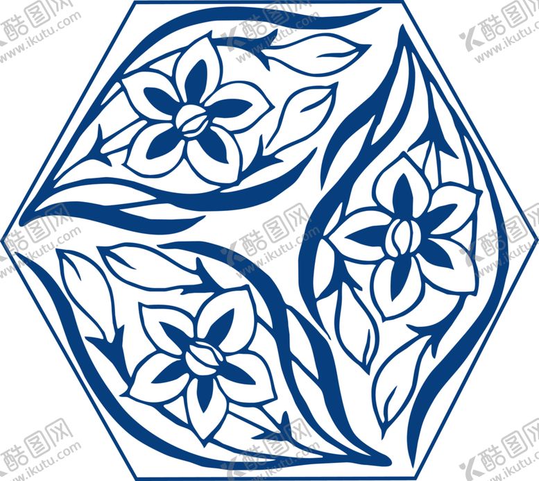 编号：94042705062154184173【酷图网】源文件下载-青花瓷图案