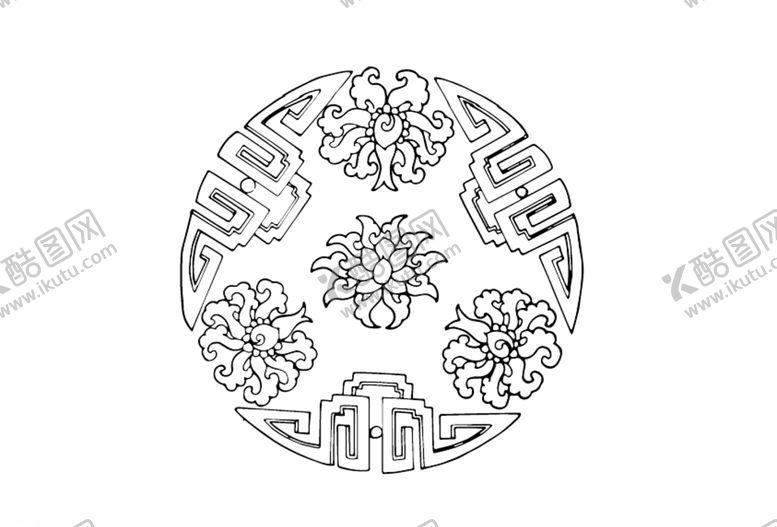 编号：80760410031211223659【酷图网】源文件下载-中国古典花纹