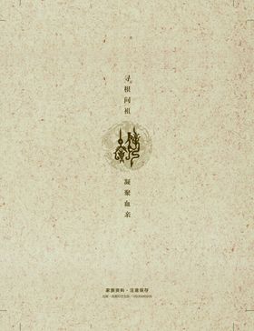 家谱封底
