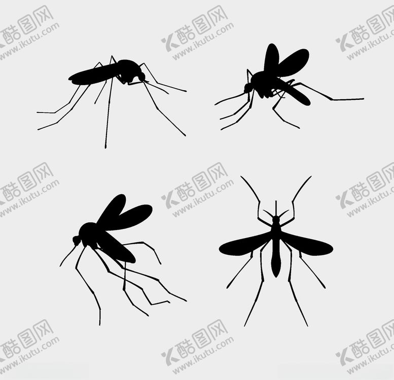 编号：69770405150721509121【酷图网】源文件下载-蚊子剪影