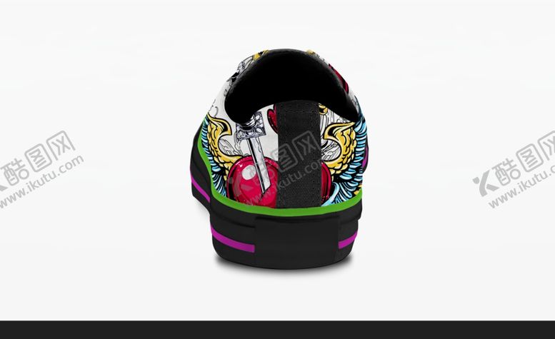 编号：95695510300011401273【酷图网】源文件下载-帆布鞋样机