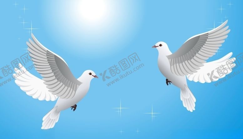 编号：66338210220426132533【酷图网】源文件下载-和平鸽子